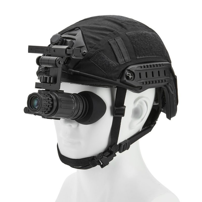 奥尔法（ORPHA）MG120 PRO 专业版单兵微光夜视仪单目单筒头戴式头盔式夜视仪可手持可换高倍镜